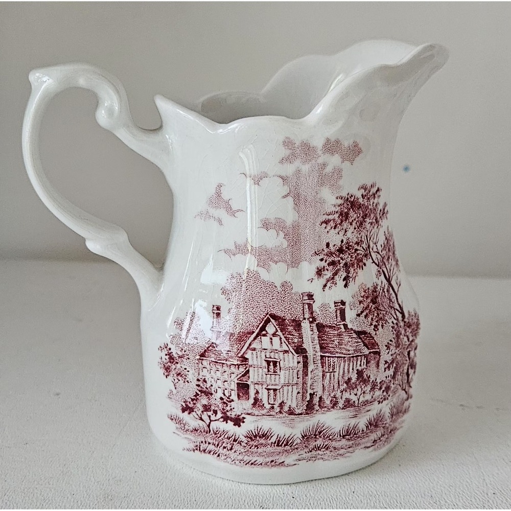 Vintage ROMANTIC ENGLAND by J&G Meakin Ironstone Creamer